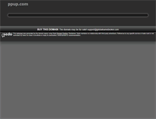 Tablet Screenshot of ppup.com